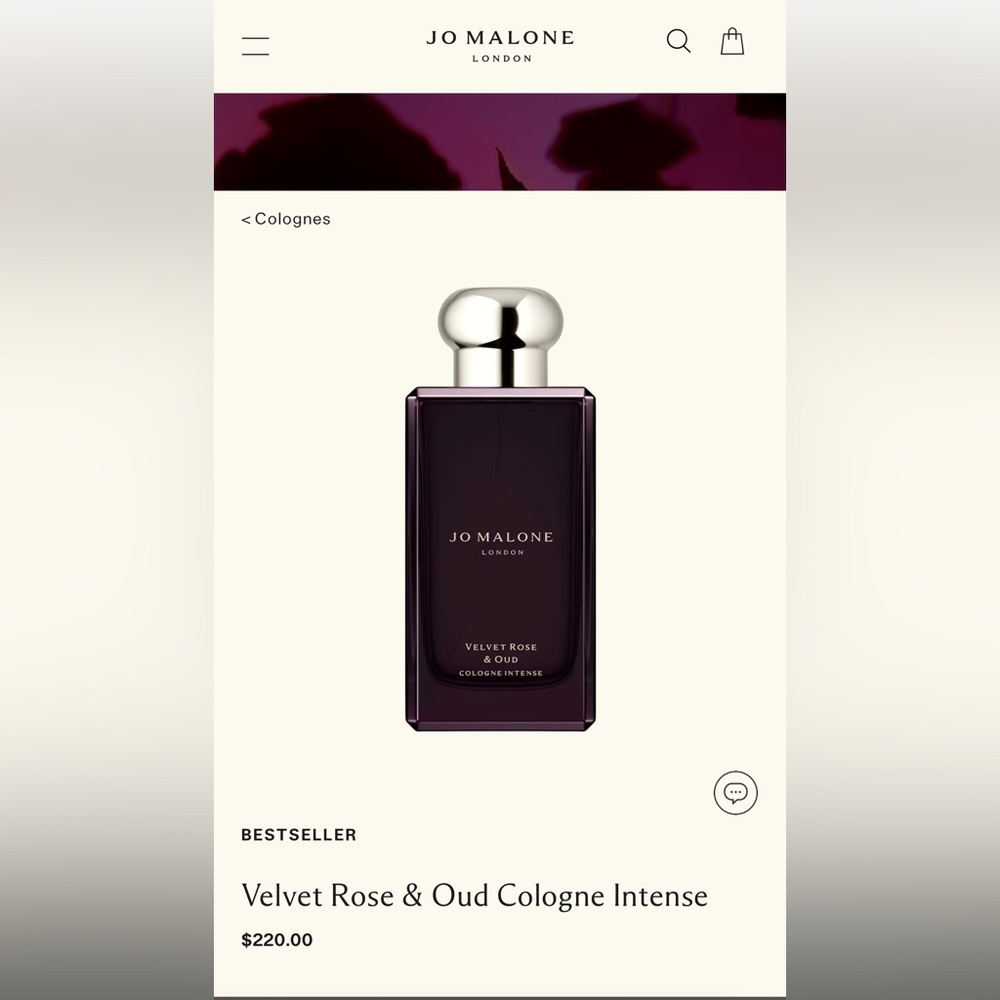 Jo Malone London Velvet Rose & Oud Cologne